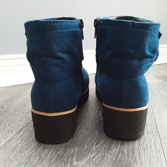 Faux Suede Ankle Boots - Picture 4 of 5